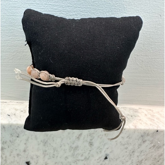 14 karat gold butterfly with beaded adjustable, bracelet, Bead Bracelet - Picture 7 of 7